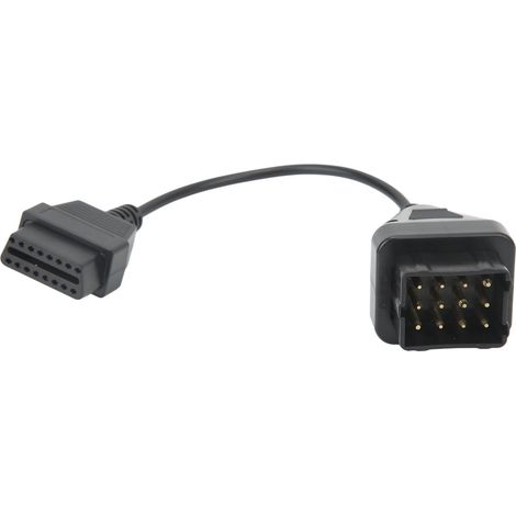 Adaptateur convertisseur 12 broches vers OBD2, connecteur de câble de diagnostic automobile professionnel pour scanner de véhicule (1/5)