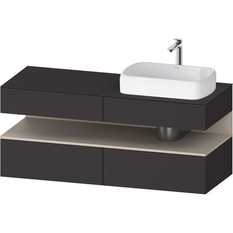 Duravit Collection One Meuble sous-vasque sur console, 2 tiroirs,