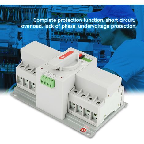 220V 63A 4P Mini-Doppelnetzschalter mit automatischer Umschaltung (1/5)
