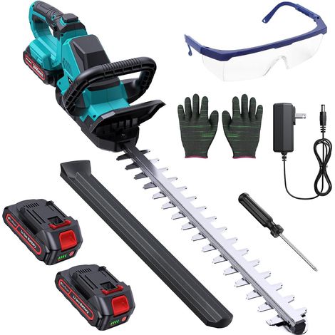 Taille-haie sans Fil 1200W 58cm sans balais 180° Compatible 21V (1/5)