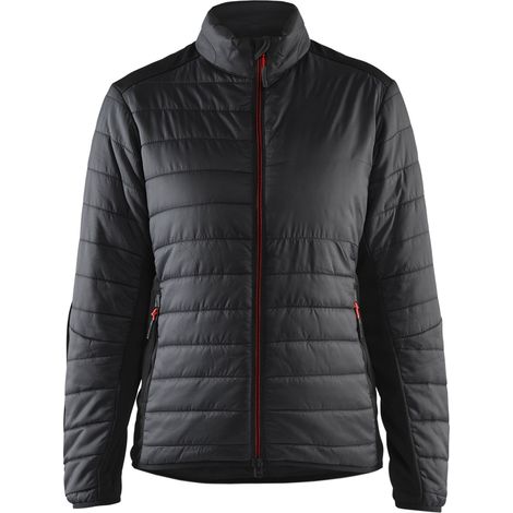 Veste de travail doublée femme feMyanMare 4715 Noir/Rouge S
