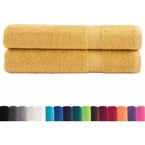 Serviettes de qualité supérieure SOLUND 2 pcs doré 600 g/m²