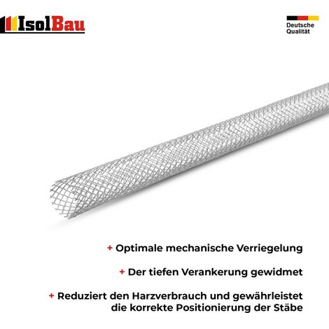 IsolBau Metallgewebehülse Ø16mm Siebhülsen Metall (1/5)