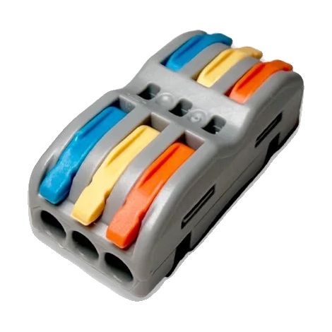 Conector de cable, bloque de terminales de crimpado enchufable, compatibilidad versátil, P423C, 10 piezas (1/2)