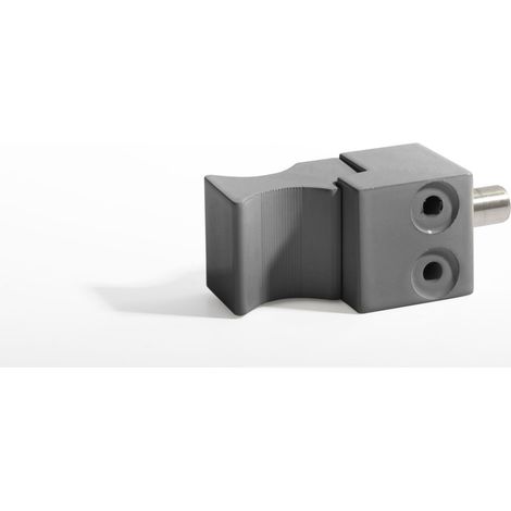 Verrou pour porte coulissante fixation latérale - CROISEE DS Argent 14,5