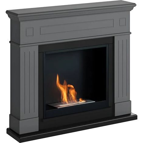 Camino TAGU a Bioetanolo Larsen FreeFlame Grigio Fiamma Reale