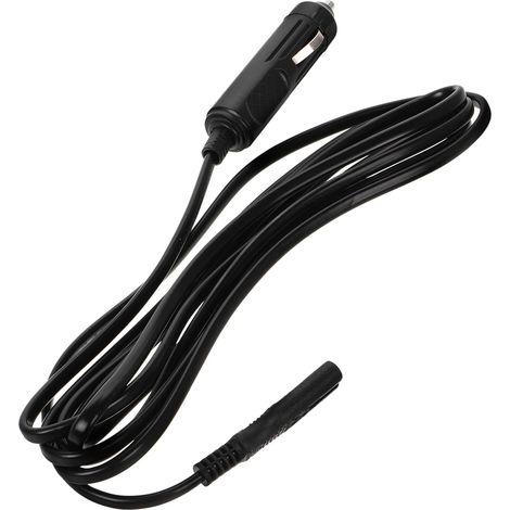 Câble Alimentation pour Glacière de Voiture avec Protection Les Surcharges Câble Alimentation Portable pour Réfrigérateur Auto Rallonge Prise Allume-Cigare pour Nettoyage Haute (1/5)