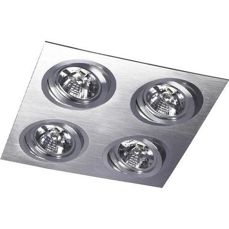 HELIUM QR111 Aluminium-Einbauring (4 LICHTER) CR 03-074-00-003 (1/2)