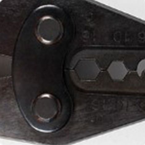 Pince à sertir à cliquet pour fils métalliques, en acier allié au chrome-vanadium antirouille, avec connecteurs de bornes HX 16 (1/2)