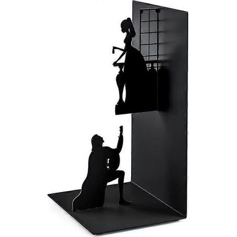 Serre-livres en métal (85100170 mm) Roméo et Juliette. Inspirés de l'œuvre de Shakespeare. (1/4)