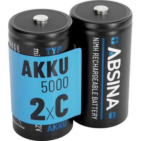 Absina Baby (C)-Akku NiMH 4500 1.2 V 2 St. (1/5)