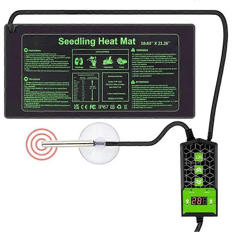 Reptile Heating coussin 10x20 75 pouces réglable Constant Temperature Seedling Heating coussin pour plante Cultivation (1/5)