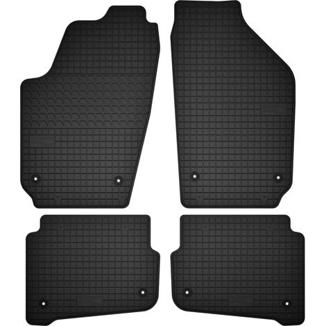 set di tappetini in gomma per: Volkswagen Polo IV 9N hatchback (dal 2001 al 2009)