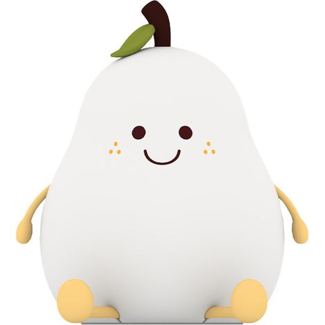 Veilleuse en silicone Happy Bag pour enfants, veilleuse poire à intensité variable pour chambre d'enfant (1/5)