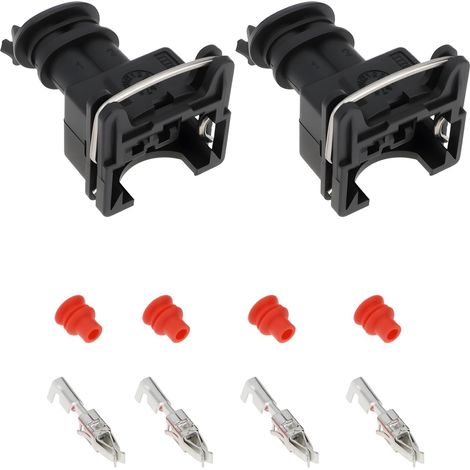2 Pièces Connecteur 2 Broches 2 Voies Remplace 282189-1 Compatible avec Compatible avec (1/5)