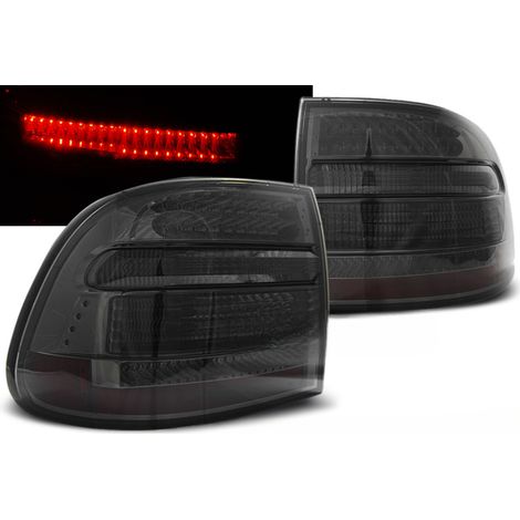 Paire de feux arriere Porsche Cayenne de 2002 a 2006 LED fume (1/3)