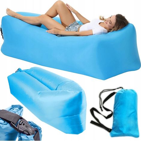 LAZY BAG SOFÁ HINCHABLE COLCHÓN HINCHABLE TUMBO HINCHABLE PARA LA PLAYA PARA EL JARDÍN