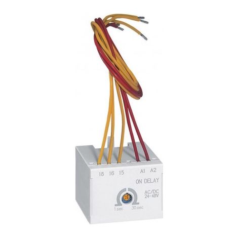 Relais électronique temporisé retardé à la fermeture 24-48V CTX³ LEGRAND 416870