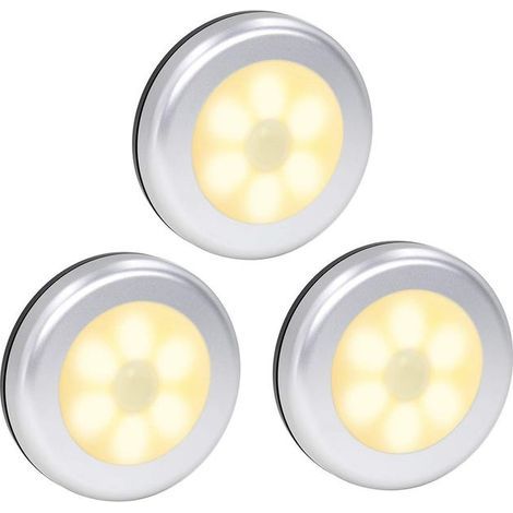 Éclairage à détecteur de mouvement Veilleuse à LED à piles Éclairage de marche Éclairage de placard d'escalier Éclairage sous (lumière chaude) (1/5)