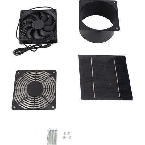 Ventilateur d'extraction solaire professionnel et écoénergétique 5W (1/5)