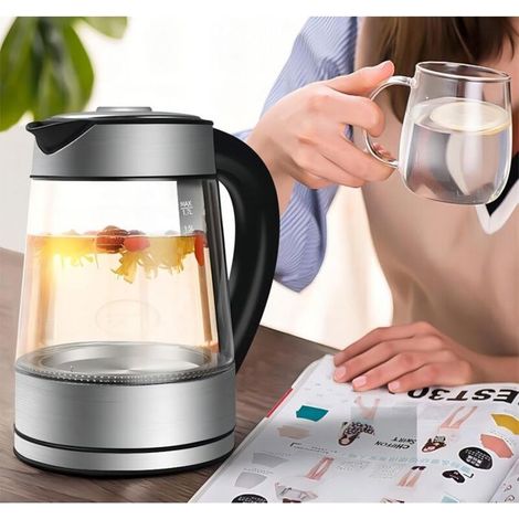 Bouilloire électrique réglable 1.7 L 2200 W sans BPA LED (1/4)