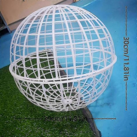 Cage à balles pour petits animaux de compagnie - fabriquée en plastique durable, adaptée aux lapins et aux poules - pour des promenades amusantes. (1/5)