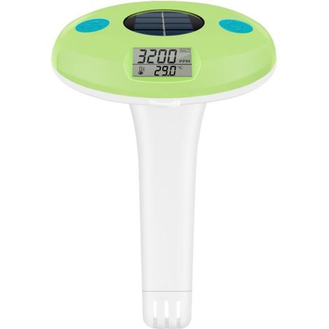 Schwimmendes Solar-Poolthermometer, gut lesbare Digitalanzeige, IPX7, solarbetrieben für Pools, Teiche, Aquarien, Eisbäder