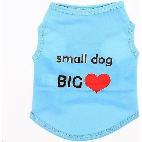 Ropa de verano para perros Camiseta para mascotas Lindo chaleco estampado para perros pequeños y medianos Accesorios para cachorros y gatos Chaleco de algodón Ropa Disfraces 19 (1/5)