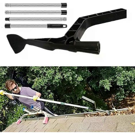 Dachrinnenreiniger, Gartenabflussreiniger, Laubreinigungswerkzeug, Dachrinnenreiniger, Spülbeckenreinigungswerkzeug (1/4)