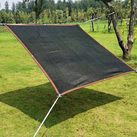 Premium Black Shade Net, Knitted Shade Cloth, 85% UV Resistant Sun Protection Net, Shade Sail for Plant, Home, Kennel, Swimming Pool (3x4m) (1/4)