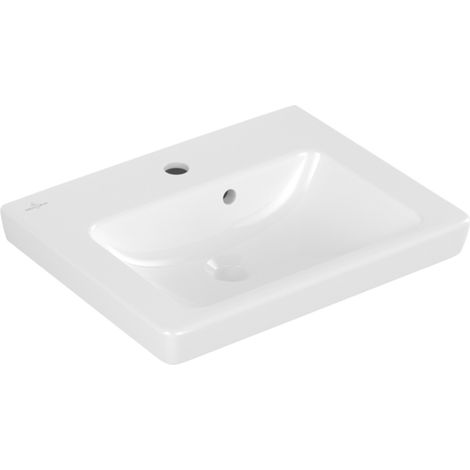 Villeroy & Boch Subway 2.0 lave-mains, 1 trou pour robinet, avec (1/2)