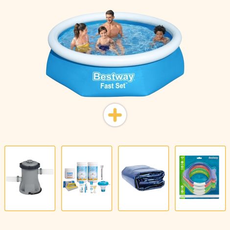 Bestway Bestway Fast Set Ronde - 244x61 cm - 5-pièces S282 (1/5)