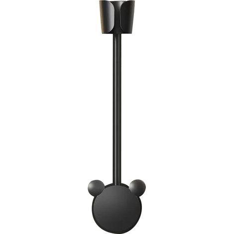 Selbstklebende Wandhalterung für Haartrockner – Universelle 360°-Drehhalterung, Wandmontage ohne Bohren – Schwarz – 450 g – Freihändiges Design fürs Badezimmer (1/5)