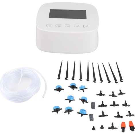 Arroseur Automatique Intelligent Double Pompe WiFi Alexa Batterie Rechargeable USB Système d'Irrigation Goutte-à-Goutte pour Plantes Intérieures Bureau (1/5)