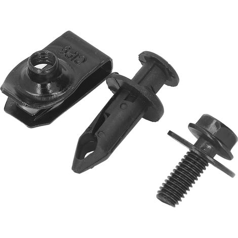 70 boulons de protection moteur avec écrous en U extrudés et clips de fixation, de rechange pour Infiniti G35, G37, G37X, FX35, FX45 et EX35 (1/5)