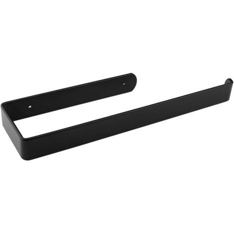 Porte Rouleau Papier Cuisine Autocollant, Support Essuie Tout, Derouleur Essuie Tout,Porte Papier Cuisine Mural,Porte Essuie Tout de Cuisine sous larmoire, pour Salle De Bain et Cuisine Noir (1/5)