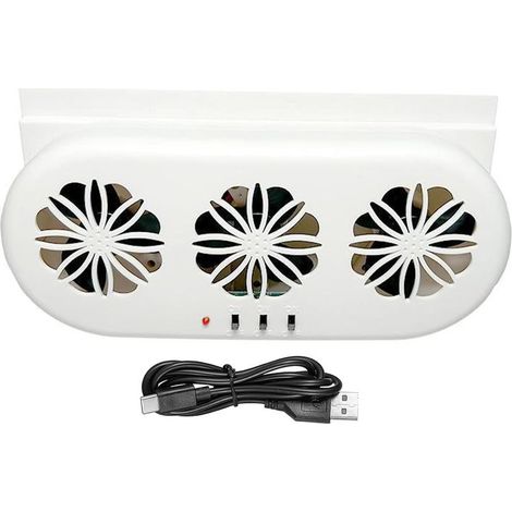 Ventilateur d'extraction pour voiture, de ventilation solaire (1/5)