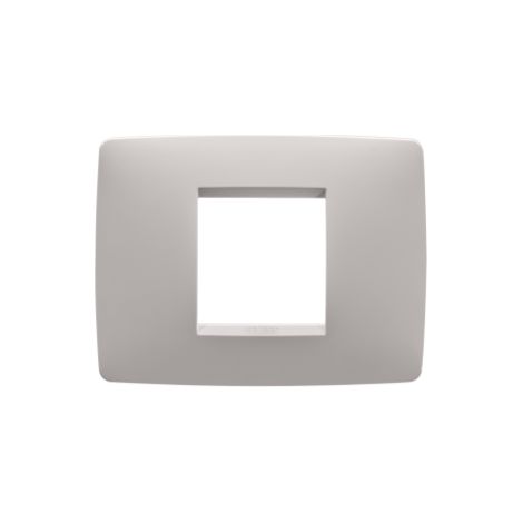 PLAQUE ONE 2P NATUREL BEIGE SATIN GEWISS GW16102VL (1/2)