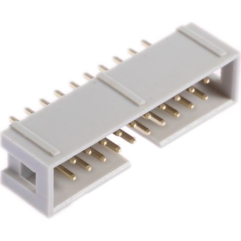Embase pour CI RS PRO, 20 pôles , 2.54mm, 2 rangées , 1A, Droit ( Prix pour 1 ) (1/4)