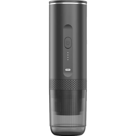 Machine à Espresso, Fonctionnement Sans Fil, Compatibilité avec Capsules Doubles et Café Moulu, noir (1/2)
