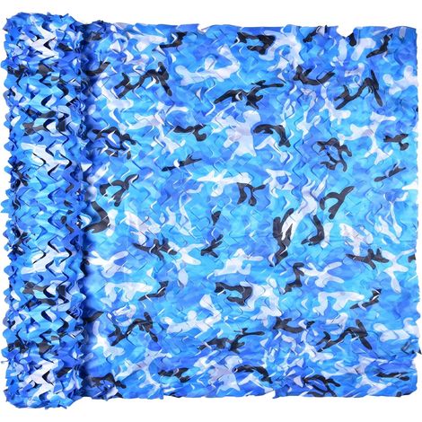 Malla de camuflaje, ideal para decoración, etc. (estampado marino, 1 pieza) (1/5)