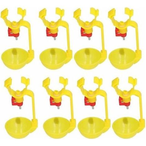 10pcs Machine to Boire for poultry, Installation Easy for feeder to Chicken for coop (1/5)