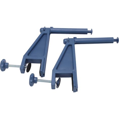 Filet de tennis de table portable professionnel avec fixation réglable par vis (bleu) (1/5)