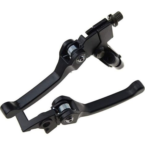 22-mm-Lenkerkupplungshebel, Bremshebel und klappbarer Handregler, kompatibel mit 110-cm³- und 125-cm³-Dirt-Pit-Bikes (1/4)