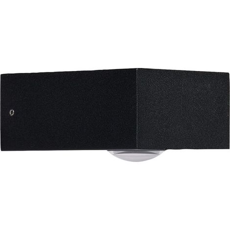 Applique ZERA noir 4000K 200lm 3W IP65 éclairage bas - EUROPOLE - 37903 (1/4)