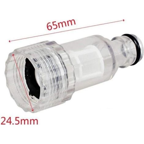Filtre à eau pour nettoyeur haute pression pour voiture, outil de nettoyage de voiture, connecteur haute pression, pièces détachées (1/3)