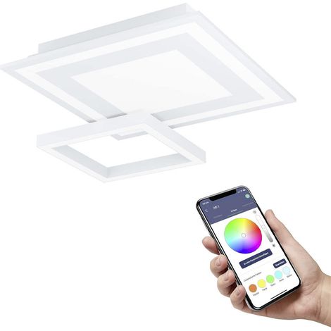 Plafoniera Bluetooth a Soffitto con Riquadri Led Savatarila Z (1/5)