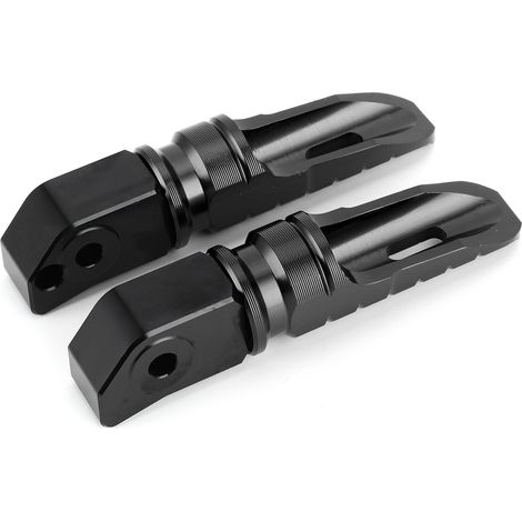 Motorrad-Fußrasten hinten, Bedienelement, vergrößerte Basis, passend für Honda CB125R / CB250R / CB300R / CBR250RR, Schwarz (1/5)