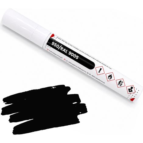 Rotulador para retoque de muebles, bolígrafo reparador de secado rápido, negro (950) (1/4)