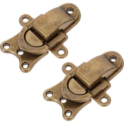 Loquet à bascule vintage en bronze Alipis (lot de 2), métallique (1/5)